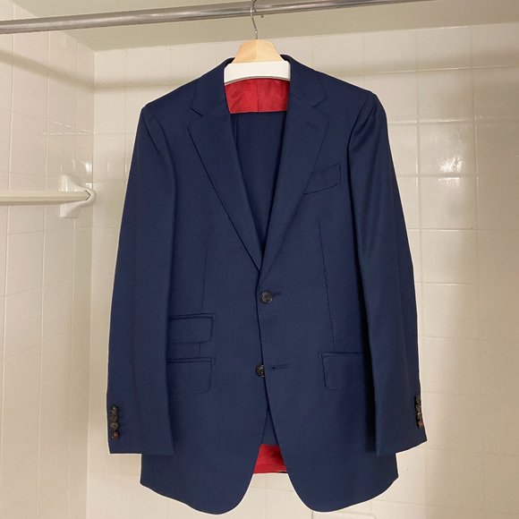 Suit Supply SuitSupply Navy MTM Suit Up 34R